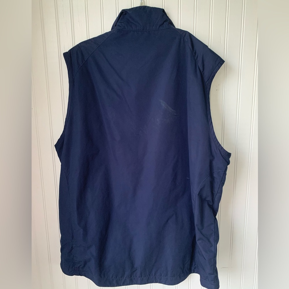 Polo Golf Ralph Lauren-M-Sleeveless Vest, Navy Blue w/embroidered red horse logo - Picture 8 of 9